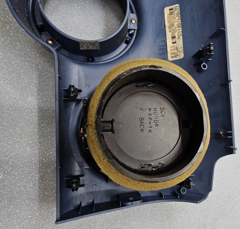 🔥03-06 Honda Element Speedometer Cluster Bezel Trim Instrument Panel Blue OEM