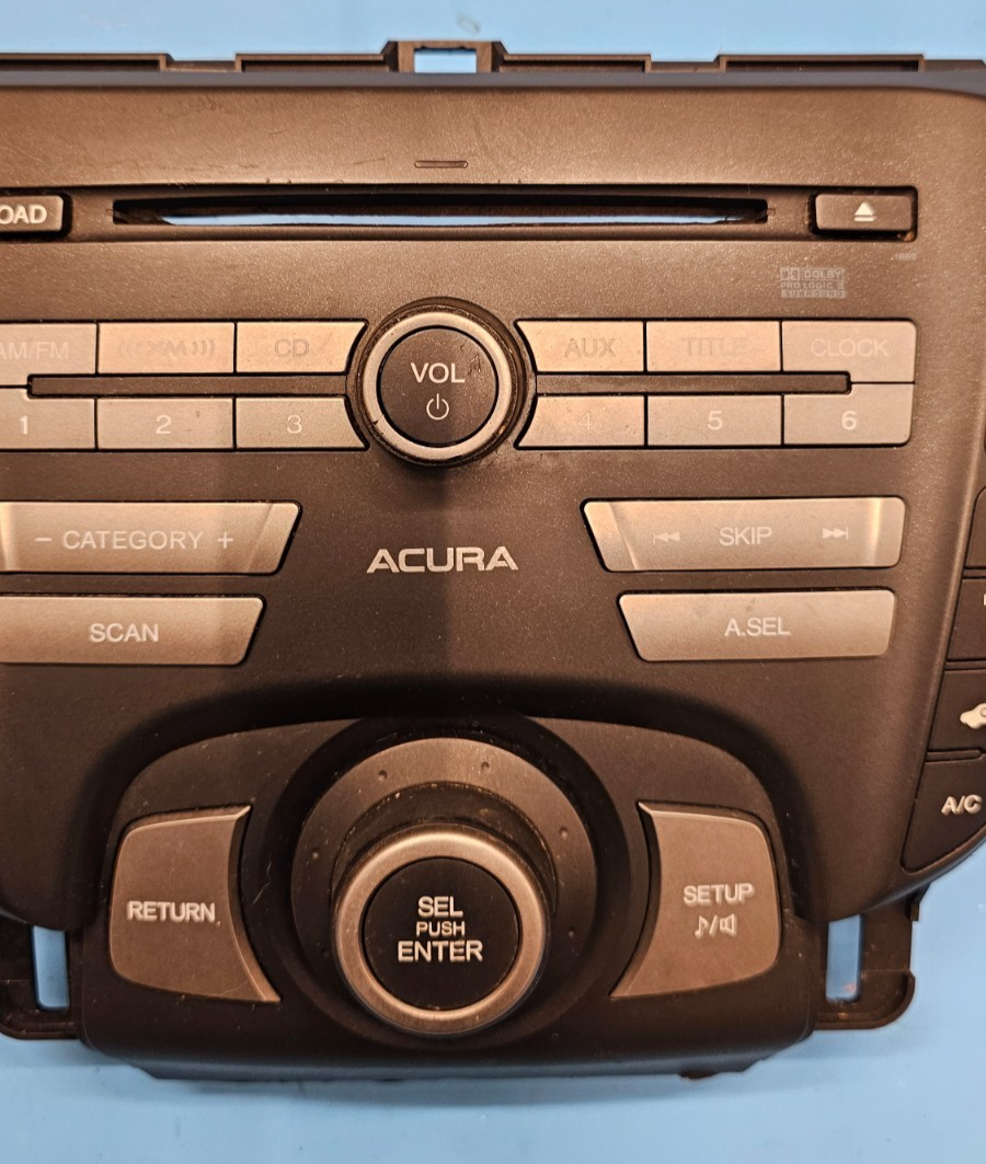 🔥09-14 Acura TL Dash AM FM Radio Stereo Display Single Disc CD MP3 DVD Player