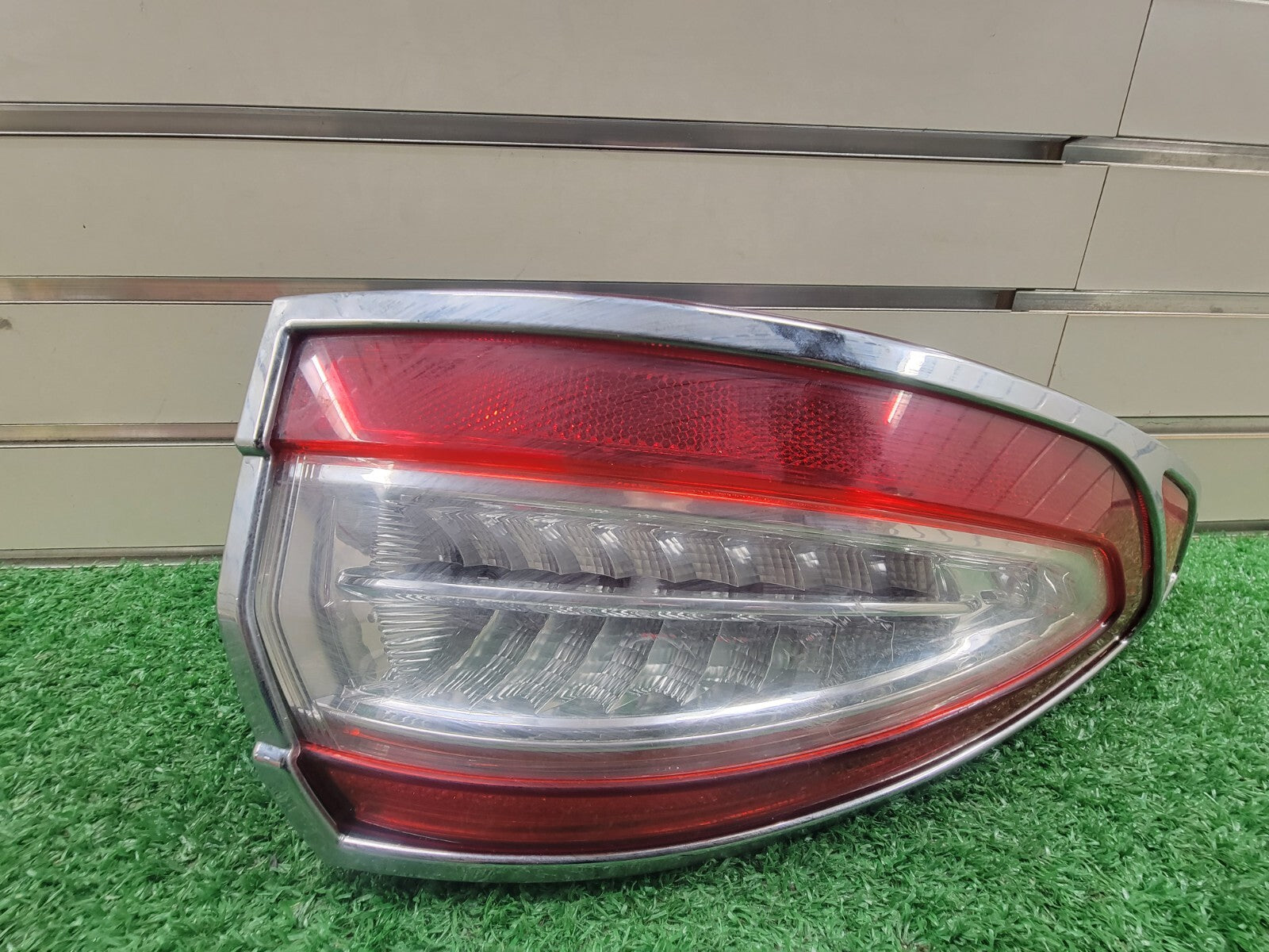 🔥2013-2016 Ford Fusion LEFT DRIVER  LED Tail Light Assembly Lamp Chrome OEM