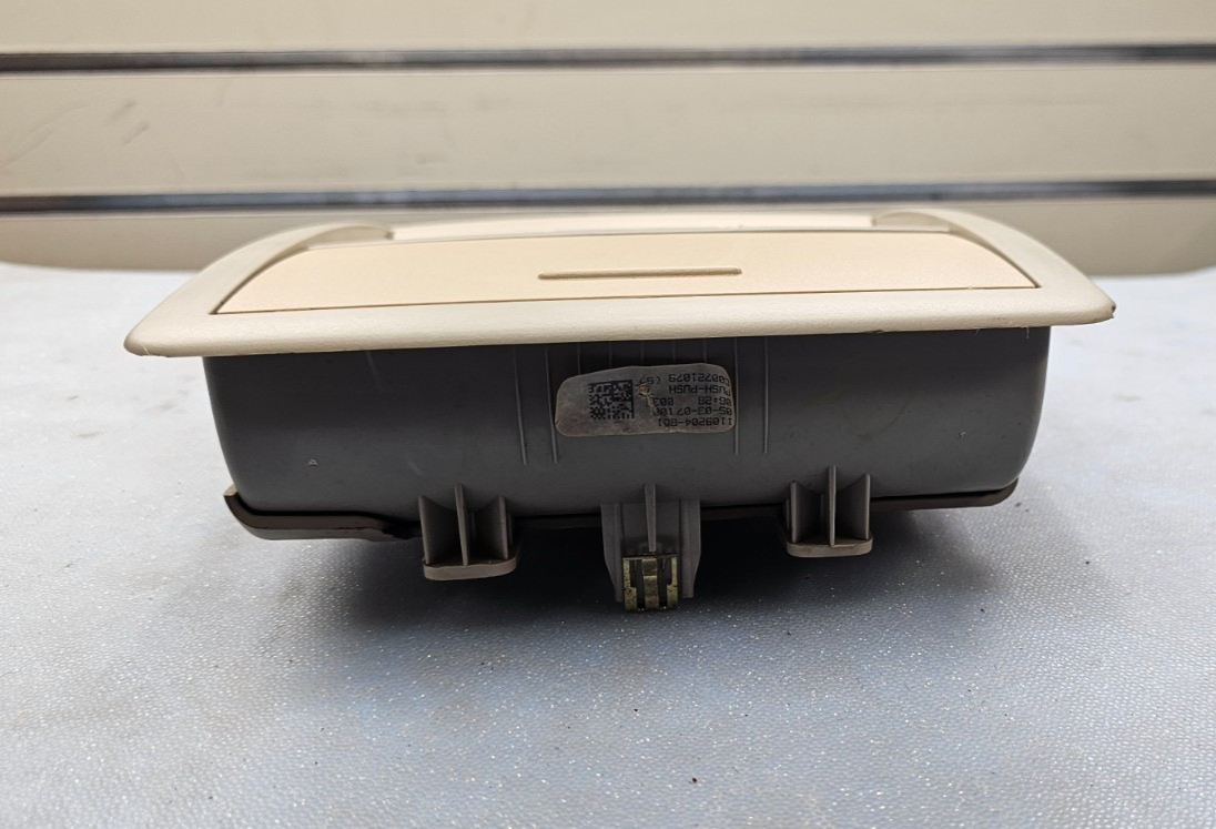 05-07 Dodge Charger 13-18 Challenger Overhead Console Dome Map Light Storage Tan