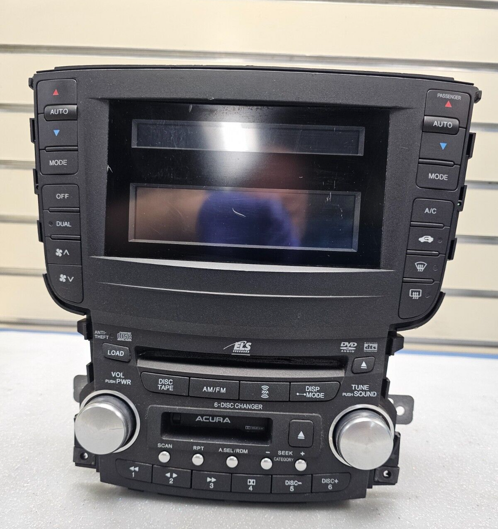 🔥04-06 ACURA TL NAVIGATION AM FM CASSETTE 6 CD DVD PLAYER DISPLAY SCREEN OEM
