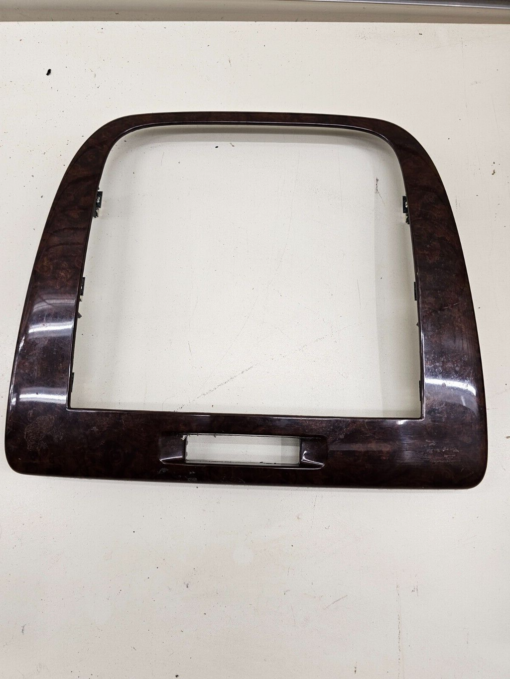 06-11 Chevrolet Impala Interior Center Dash Radio Trim Panel Bezel Woodgrain OEM