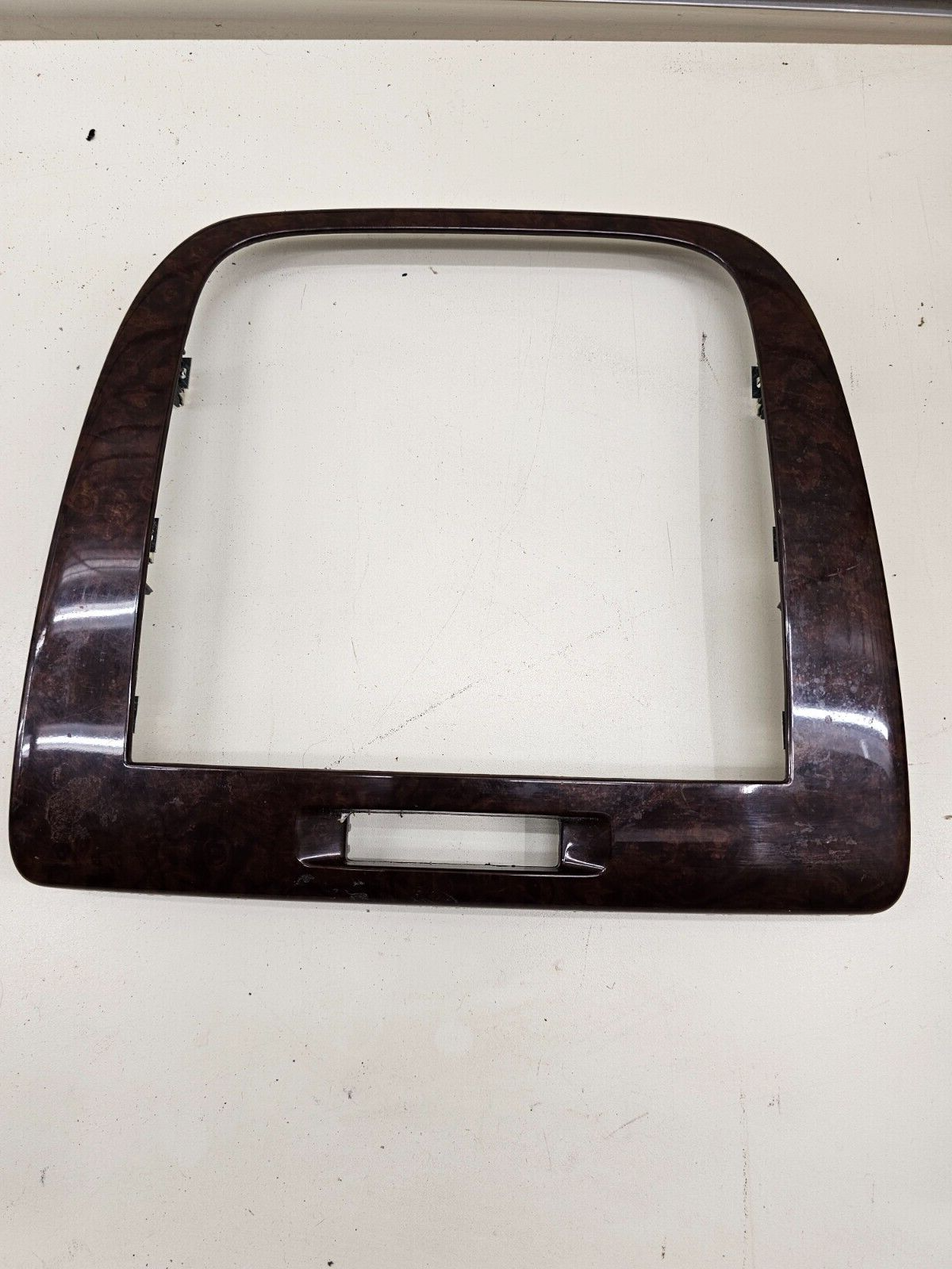 06-11 Chevrolet Impala Interior Center Dash Radio Trim Panel Bezel Woodgrain OEM
