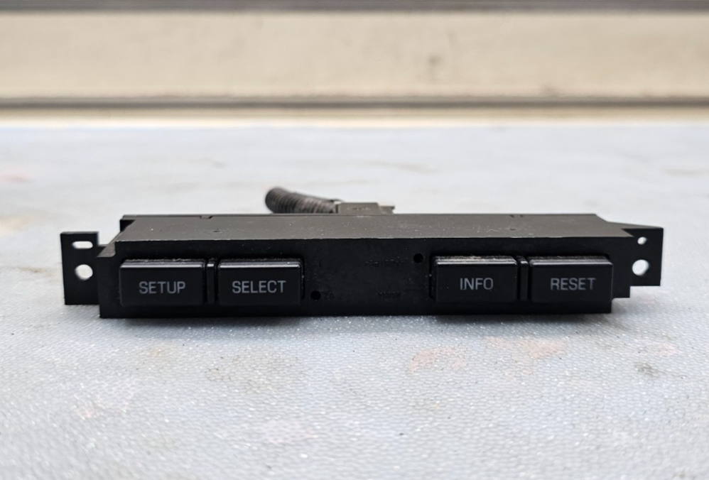🔥2006-2011 Lincoln Town Car Dash Setup Select Info Reset Switch Assembly OEM