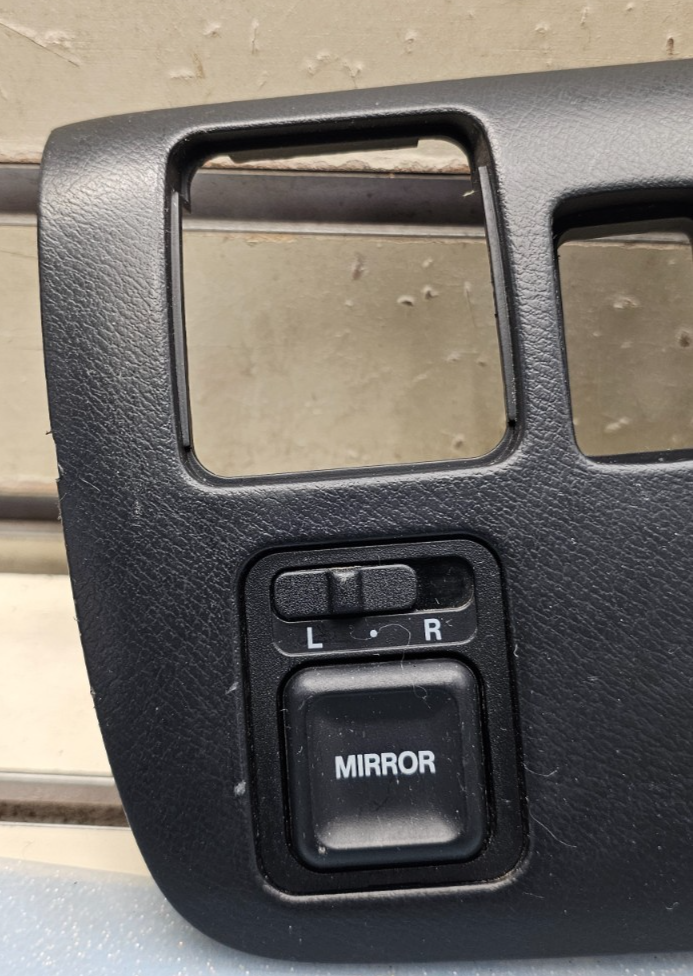 🔥99-04 HONDA ODYSSEY POWER MIRROR SLIDING DOOR SWITCH DASH PANEL BEZEL BLACK