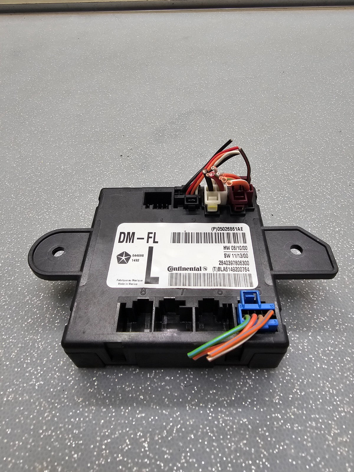 🔥07-20 Chrysler Dodge Jeep Front Left LH Door Power Control Relay Module OEM