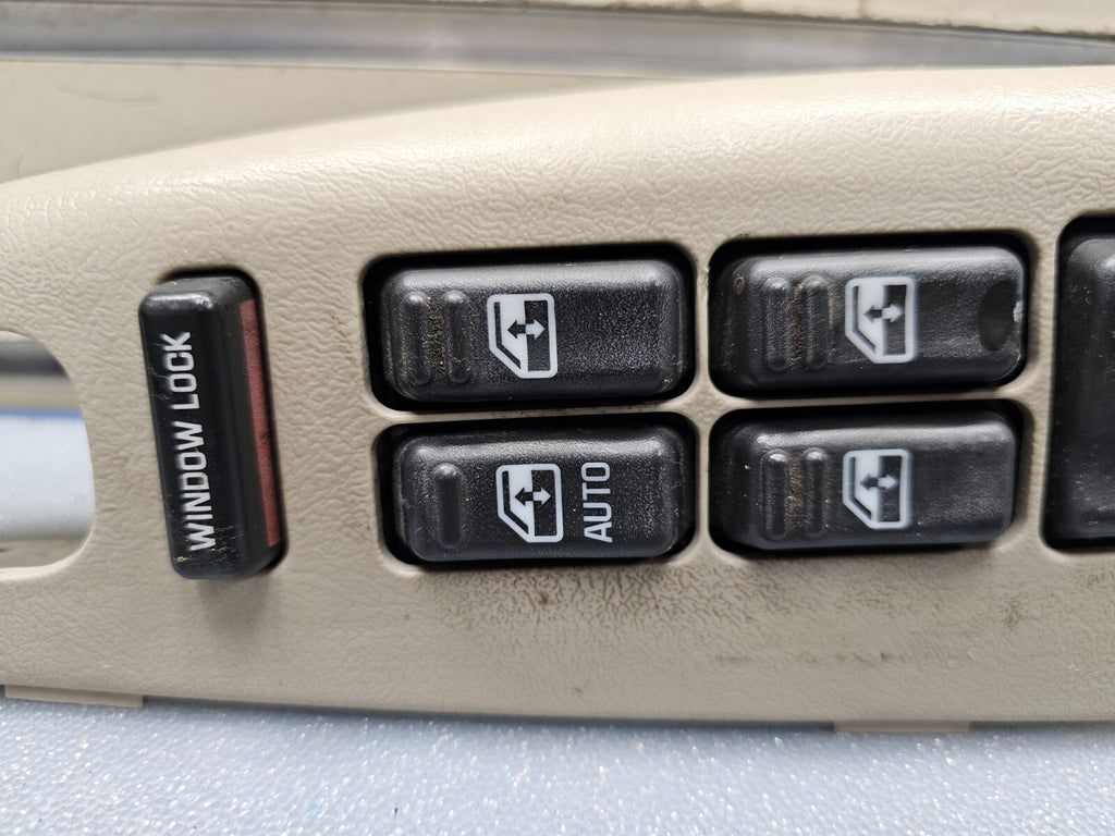 🔥99-02 Tahoe Suburban Yukon Left Driver Master Power Window Switch Assembly TAN