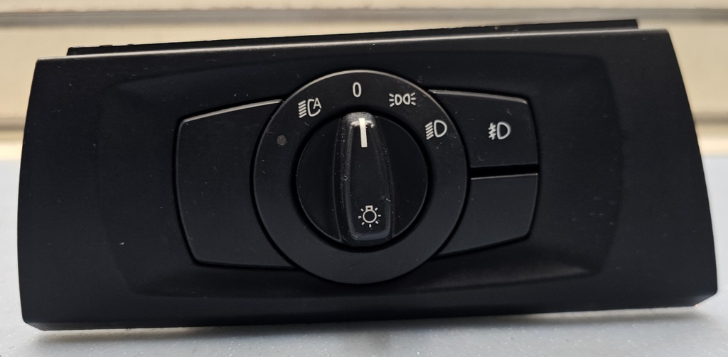 🔥07-13 BMW E92 E93 335i HEADLIGHT FOG LIGHT CONTROL SWITCH W TRIM OEM