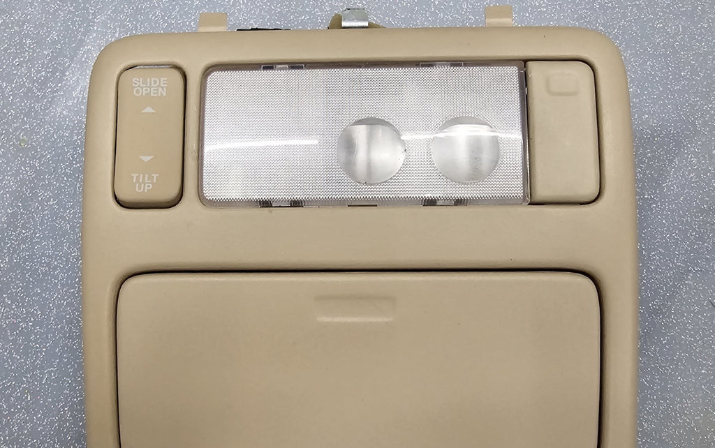 🔥97-01 Toyota Camry ES300 Overhead Center Map Dome Light Console Sunroof Tan