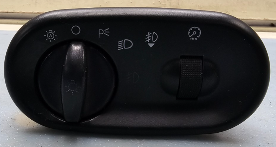 🔥04-05 EXPLORER MOUNTAINEER HEAD LIGHT LAMP HEADLIGHT HEADLAMP SWITCH FOG BLACK