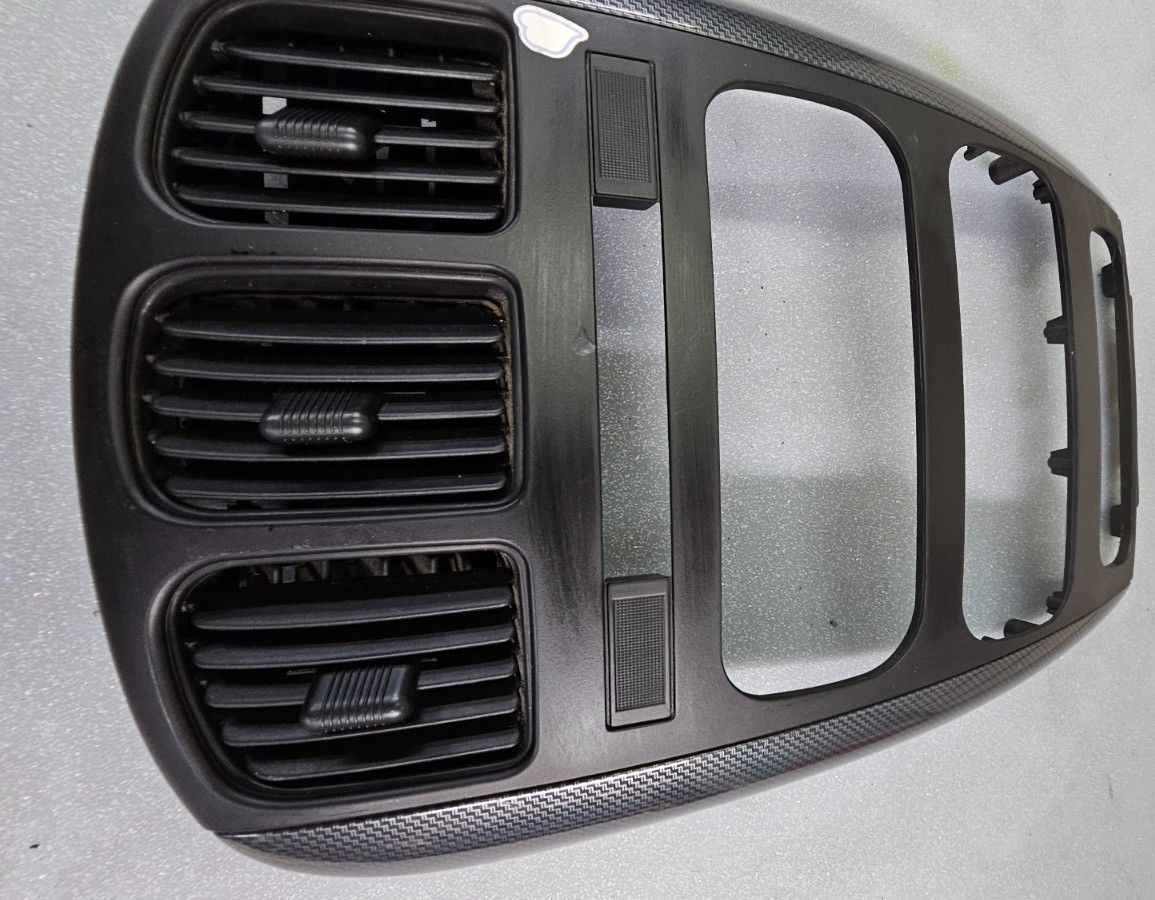 🔥01-07 Caravan Town Country Dash Radio Stereo Climate TRIM Panel Bezel Black