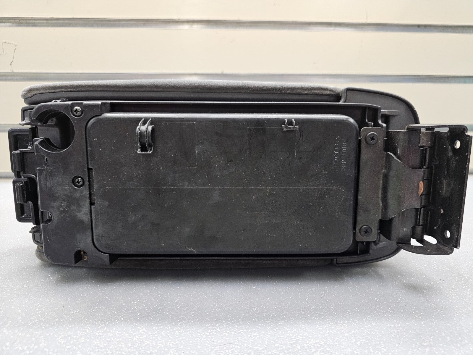 🔥03-07 Honda ACCORD Acura TSX Center Console Armrest Storage Lid Cloth Gray L22