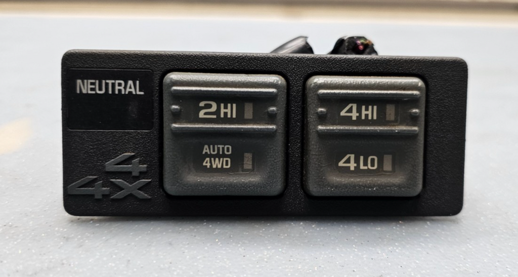 🔥95-99 Chevy GMC CK Silverado 4WD Wheel Drive Transfer Case Shift Switch Black