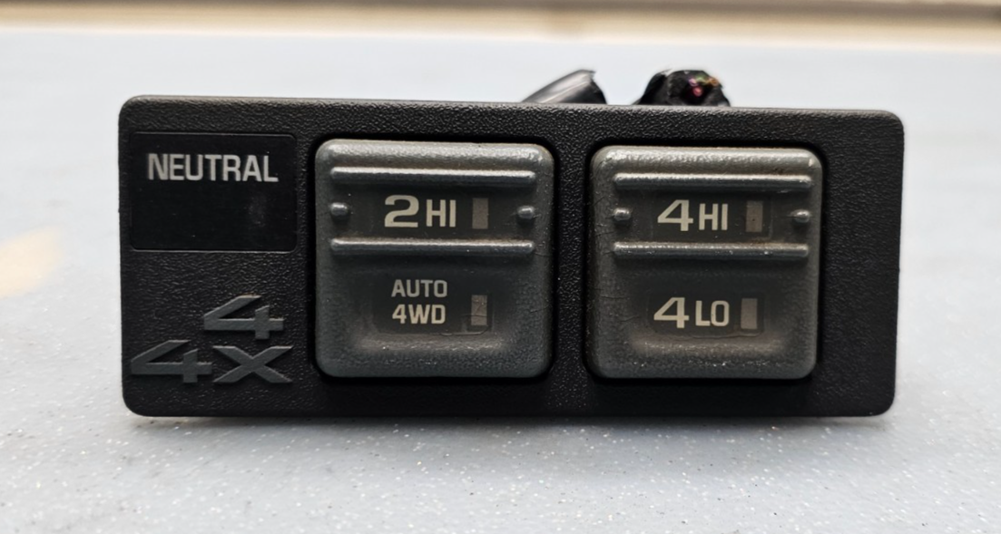 🔥95-99 Chevy GMC CK Silverado 4WD Wheel Drive Transfer Case Shift Switch Black