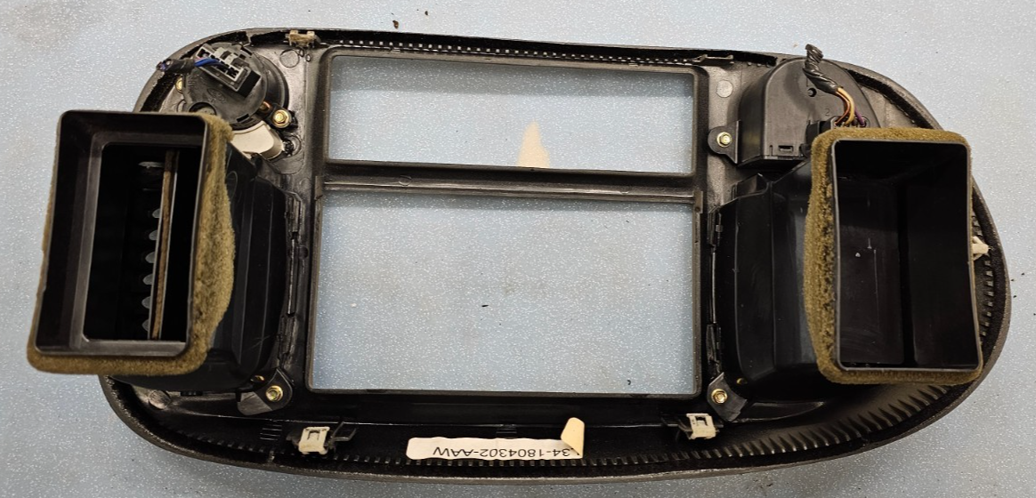 🔥97-03 Ford F150 Center Dash Radio Climate Trim Stereo BEZEL Panel TAN OEM