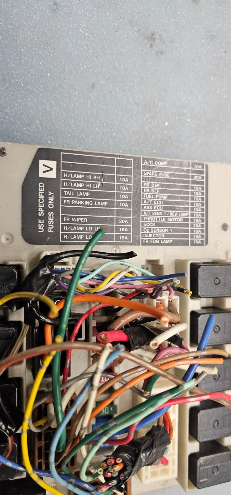 🔥07-12 Nissan Sentra Under Hood IPDM Fuse Box Frame Relay Control Module Unit