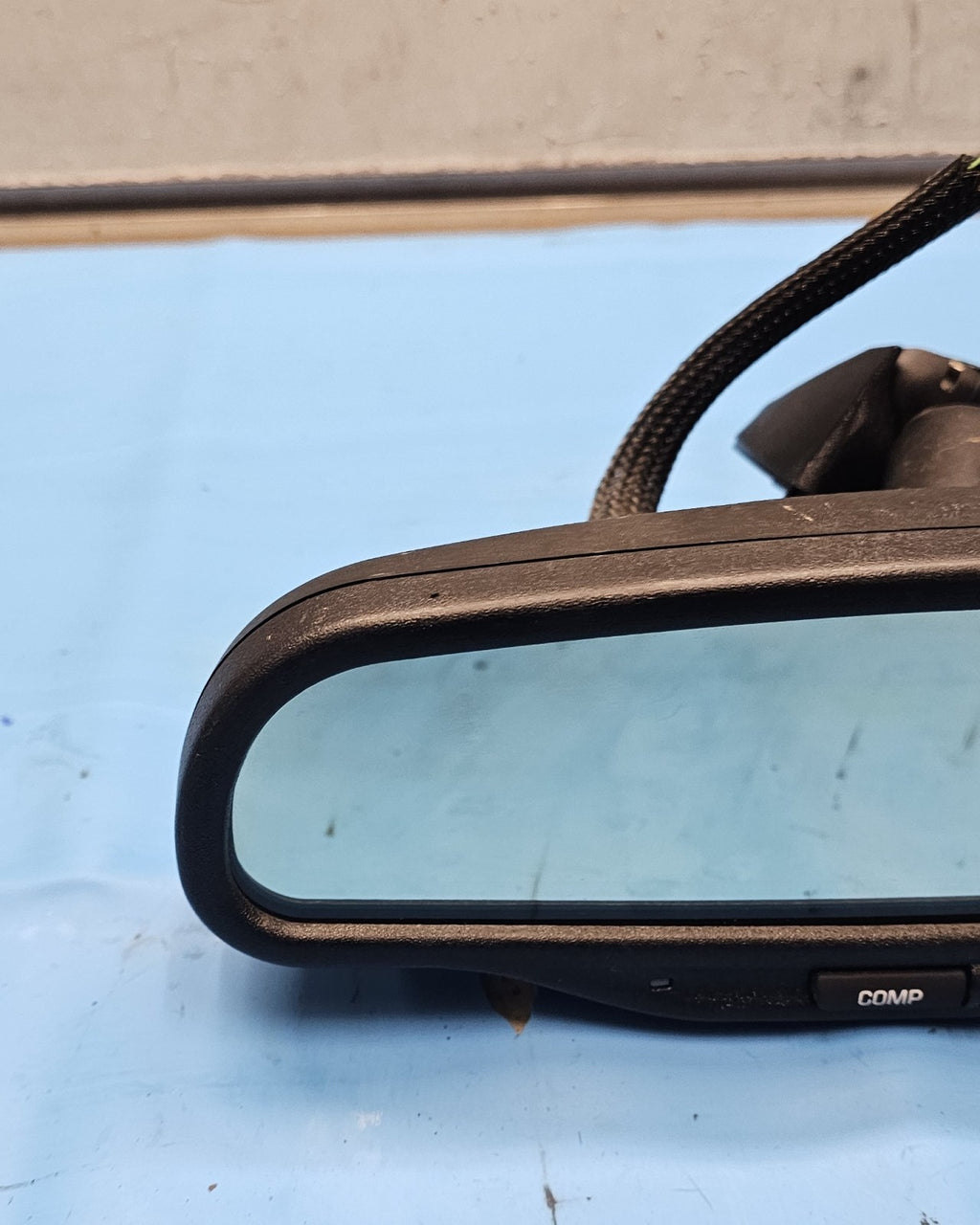 🔥02-05  Saturn Vue Rear View Mirror w Compass & Temp OEM Black