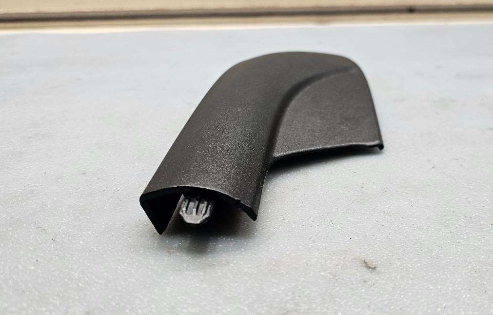 🔥03-08 Honda Pilot Passenger Side Front Roof Rail End Cap Rack Genuine Black