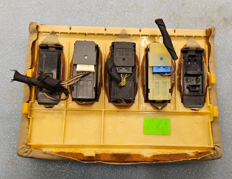 🔥2004–2010 BMW 5 Series Sunroof Control Switch Overhead Console TAN OEM