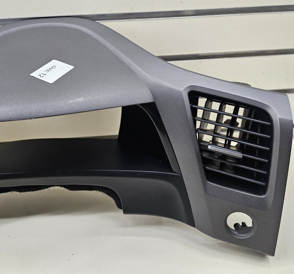 🔥12-13 CIVIC CENTER DASH INSTRUMENT CLUSTER BEZEL SPEEDOMETER TRIM PANEL BLACK