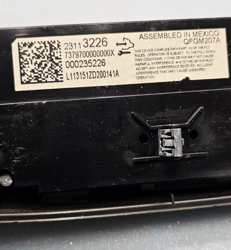 🔥14-20 Impala Dash AC A/C HVAC Heater Climate Temperature Control Panel Black