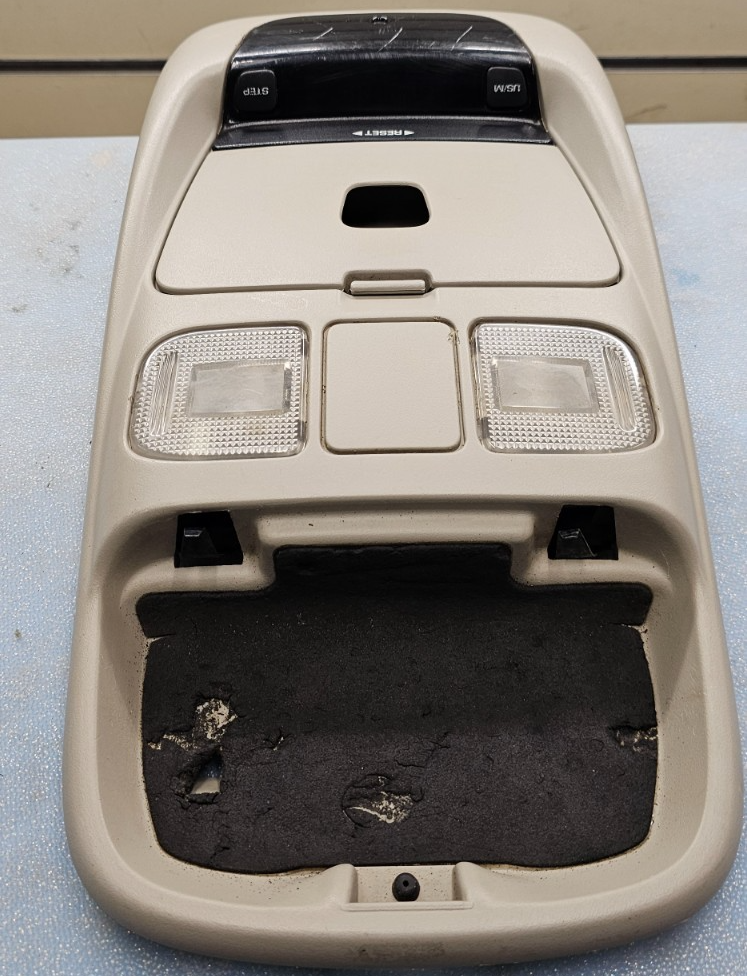 🔥98-01 Dodge Ram 1500 2500 Overhead Console Storage Dome Map Light Lamp TAN