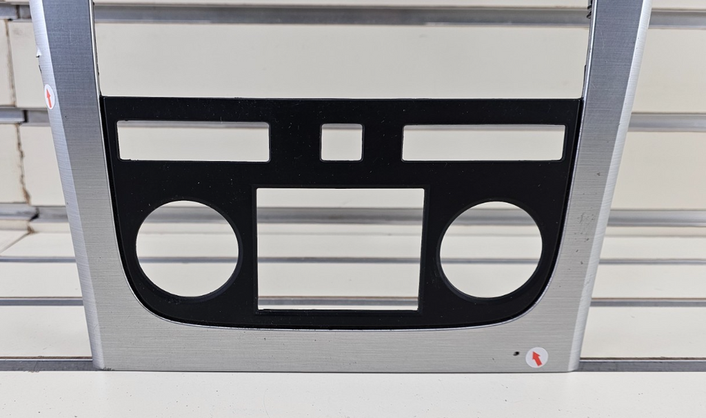 🔥07-12 GMC Acadia Center Dash Trim Radio Stereo Display Bezel Climate Silver