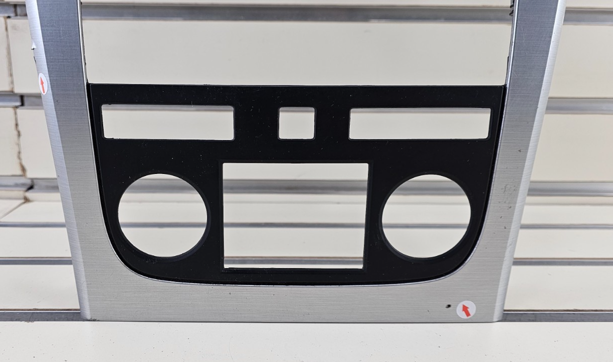 🔥07-12 GMC Acadia Center Dash Trim Radio Stereo Display Bezel Climate Silver