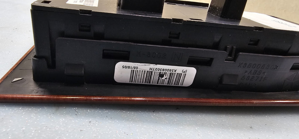 🔥05-10 Grand Cherokee Commander Left Diver Master Power Window Switch Wood