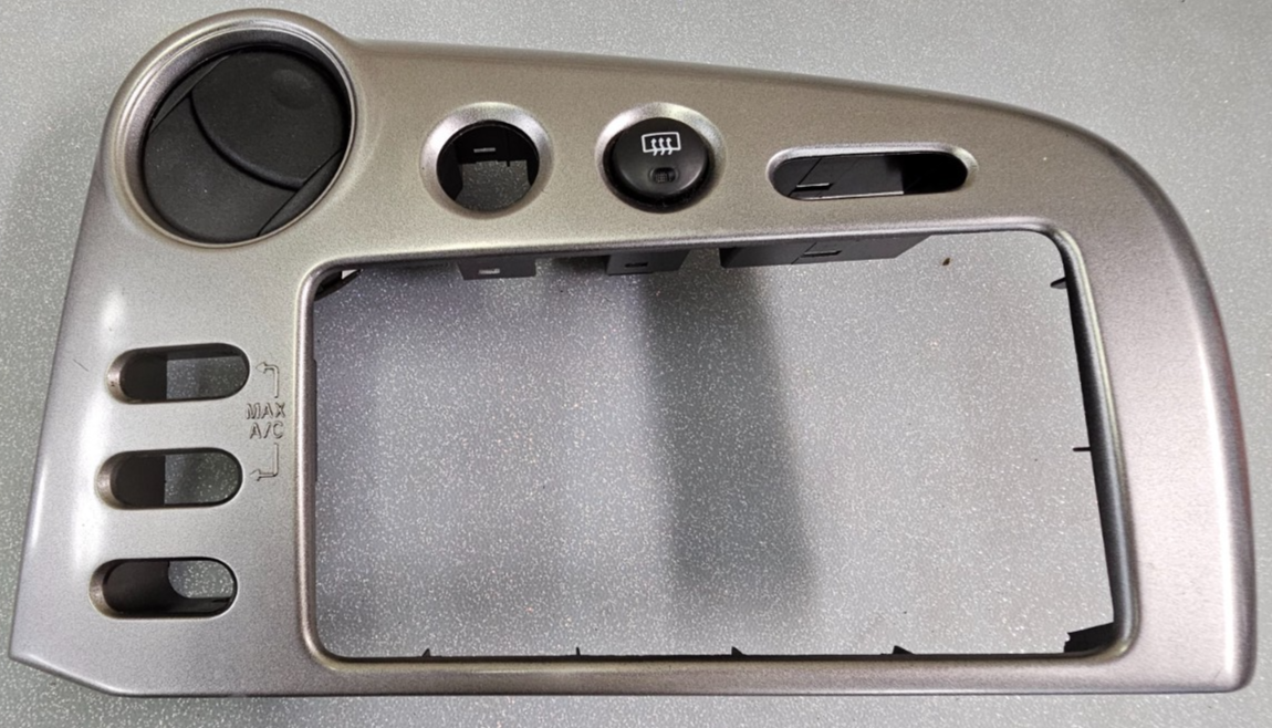 🔥03-08 Toyota MATRIX Pontiac VIBE Center Dash Radio Bezel Trim Panel SILVER B26