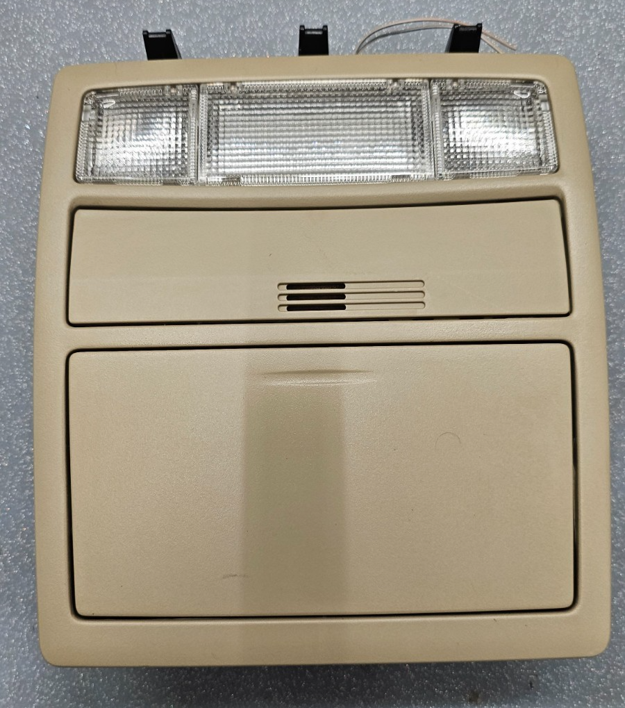 🔥07-11 Toyota Camry Overhead Console Dome Map Light Lamp Storage Assembly TAN