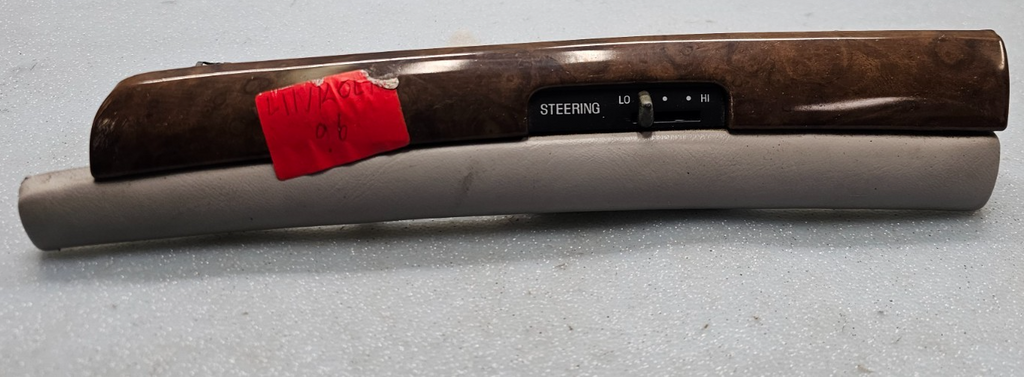 🔥95-97 LINCOLN TOWN CAR LEFT DRIVER DASH TRIM STEERING SWITCH BEZEL WOOD/TAN