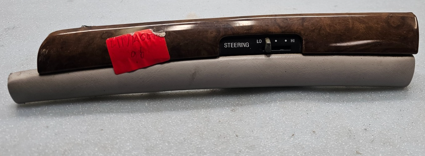 🔥95-97 LINCOLN TOWN CAR LEFT DRIVER DASH TRIM STEERING SWITCH BEZEL WOOD/TAN
