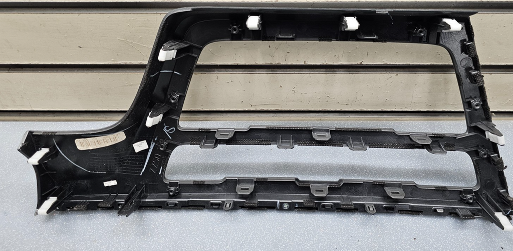 🔥15-17 Hyundai Sonata AC Climate Control Clock Trim Bezel Silver OEM