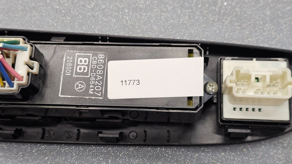 11-16 MITSUBISHI ASX RVR FRONT LEFT DRIVER MASTER POWER DOOR WINDOW SWITCH BLACK