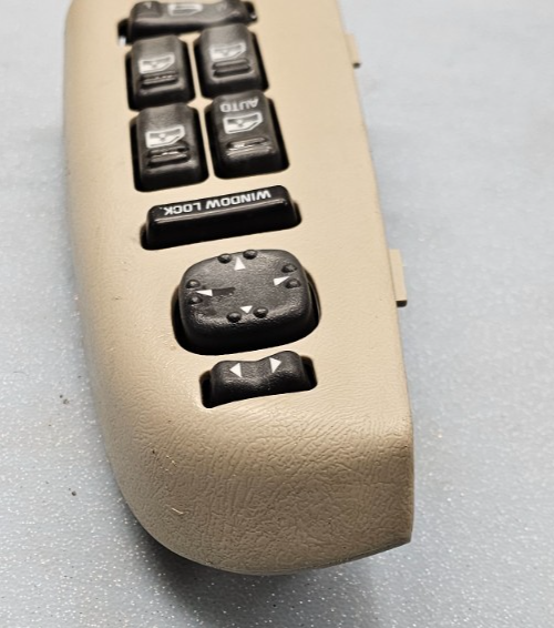 🔥03-06 SILVERADO ESCALADE LEFT Driver Master Door Window Switch Tan OEM