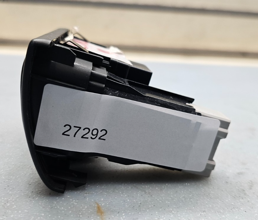 🔥98-02 Honda Accord Center Dash Clock Hazard Switch Board Digital Button Black