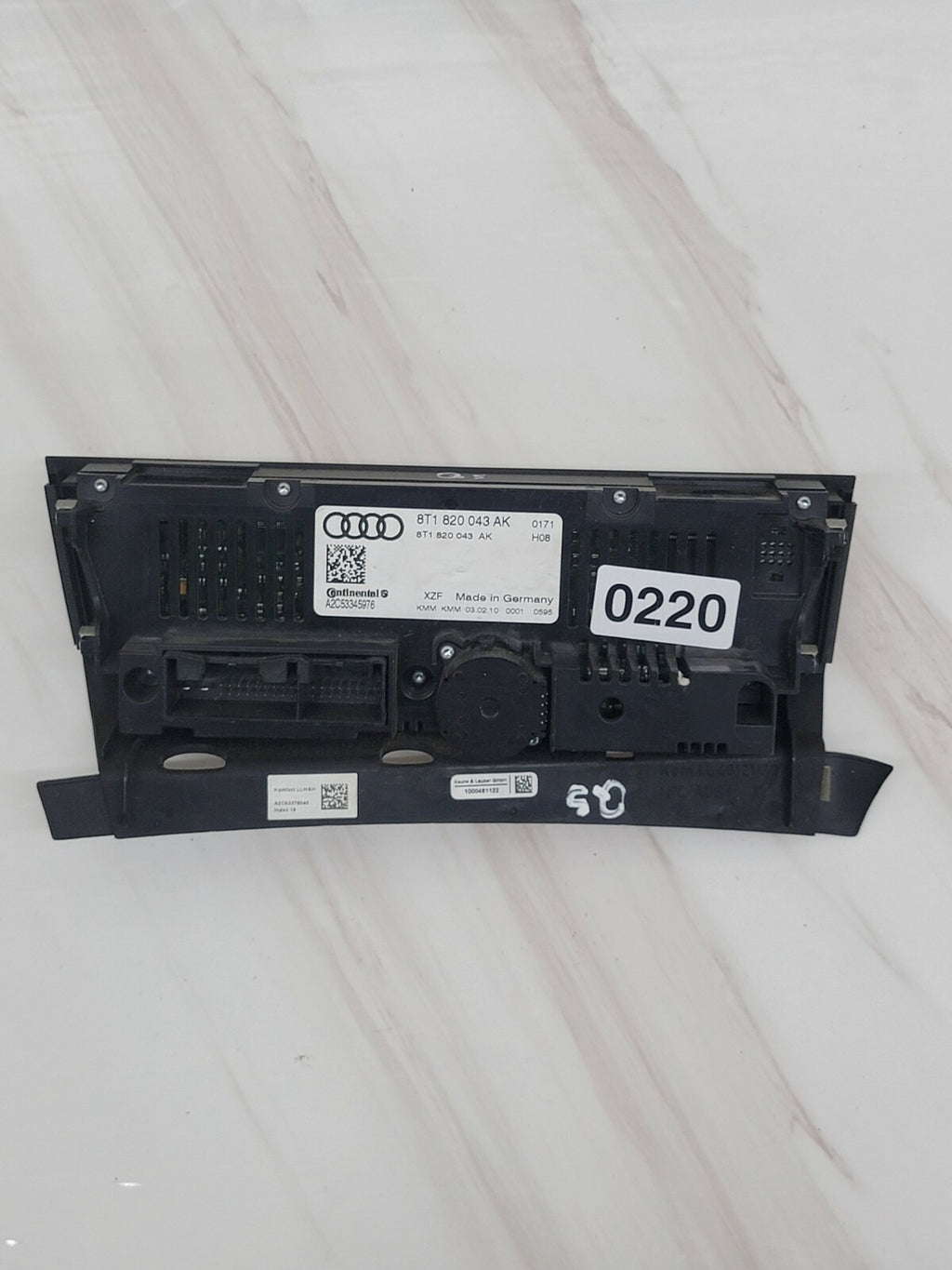 🔥09-12 Audi Q5 A5 S5 B8 Heater A/C Climate CONTROL Unit DUAL SEATS 8T1820043AK