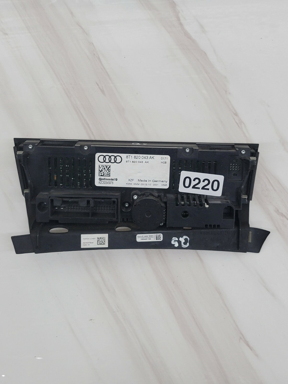 🔥09-12 Audi Q5 A5 S5 B8 Heater A/C Climate CONTROL Unit DUAL SEATS 8T1820043AK