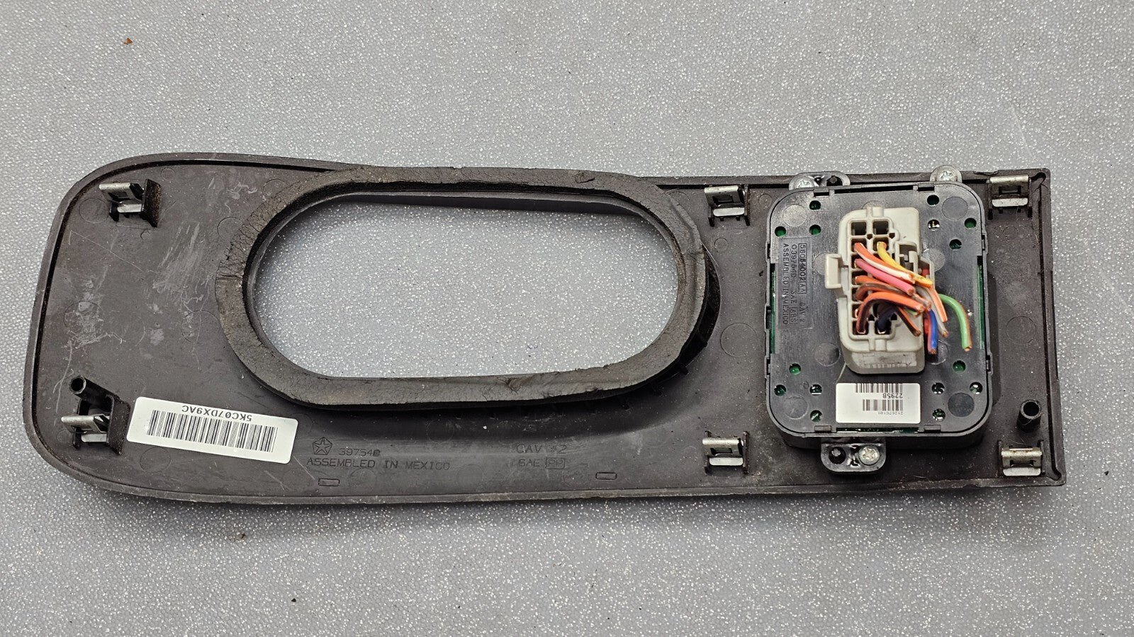 🔥05-07 Jeep Liberty Left Driver Power Window Control Switch Shifter Bezel Black