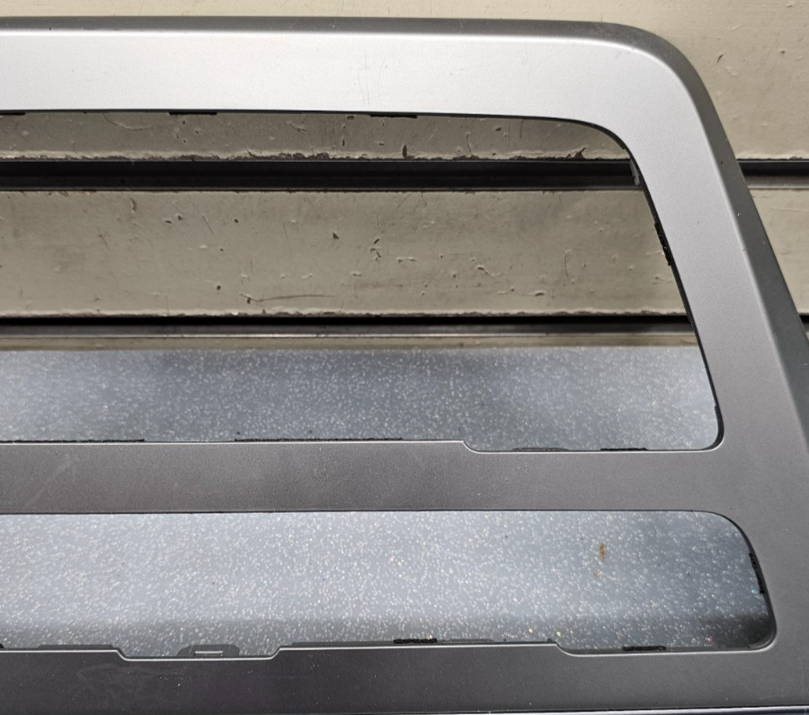 🔥15-17 Hyundai Sonata AC Climate Control Clock Trim Bezel Silver OEM