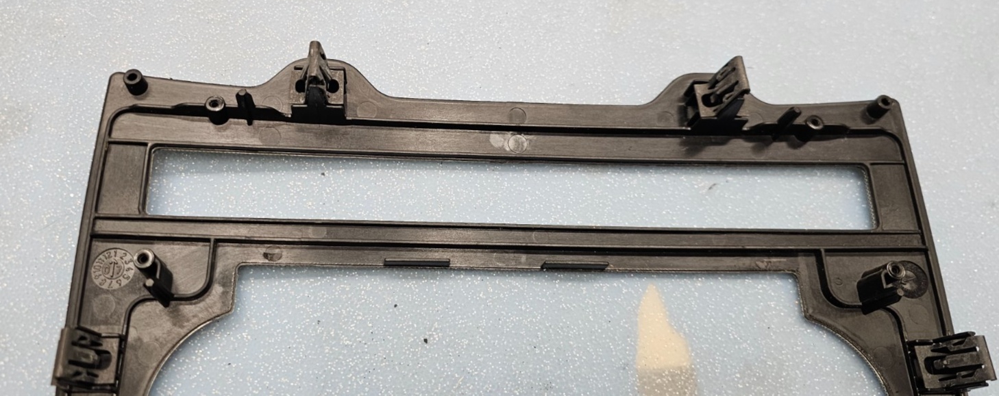 🔥05-06 JEEP GRAND CHEROKEE DASH PANEL RADIO SURROUND TRIM BEZEL SILVER B70
