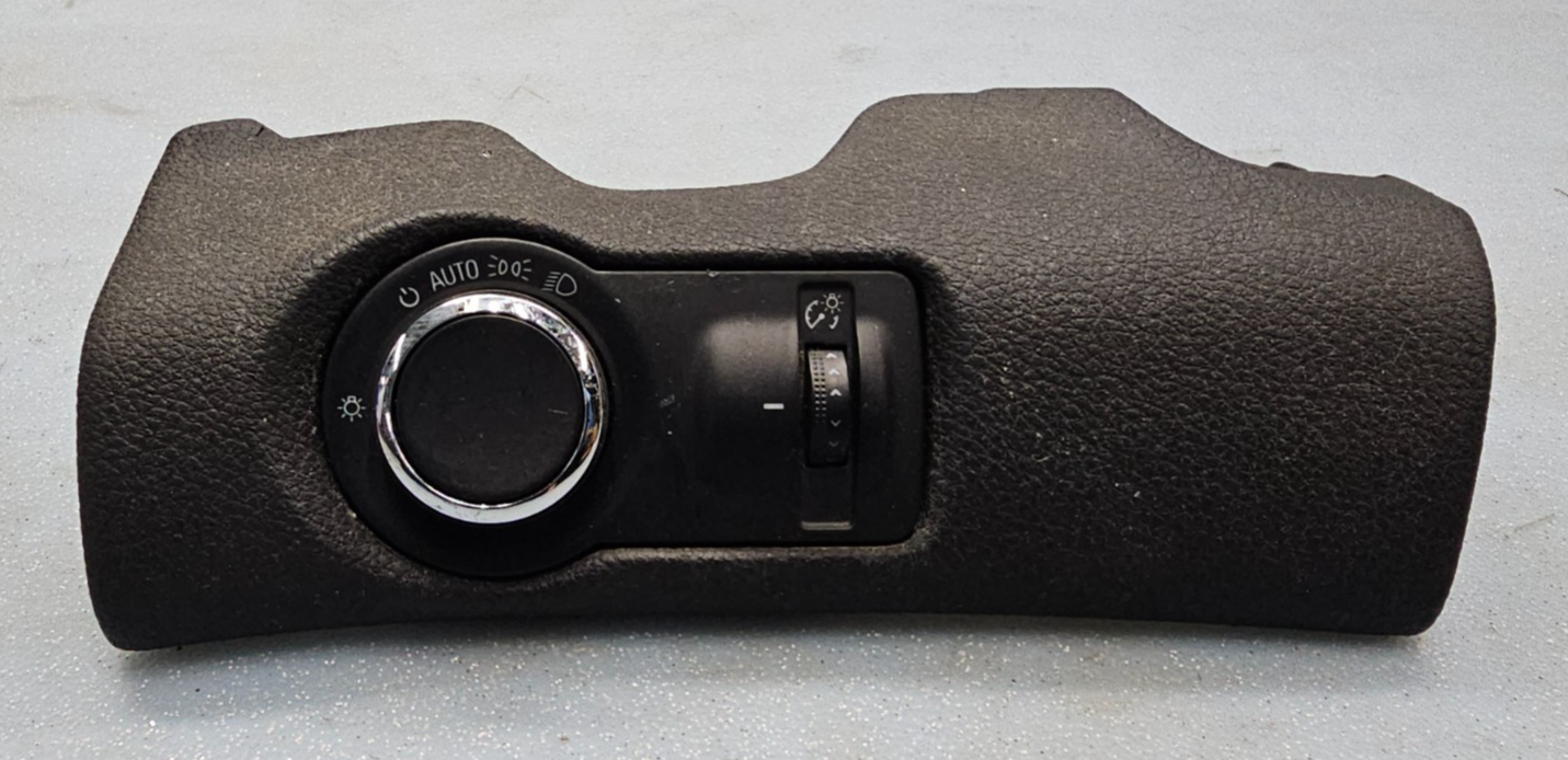 🔥11-17 Cruze Malibu Regal Headlight Headlamp bezel Dimmer Switch BLACK