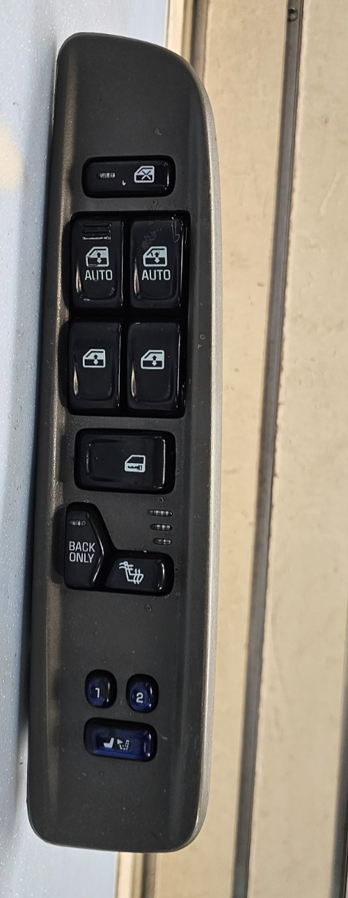 🔥02-05 GMC ENVOY Window Door Switch Front LEFT Master Driver Assembly BLACK OEM