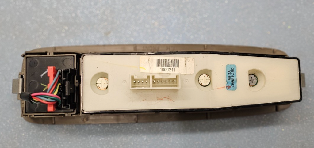 🔥00-03 CADILLAC DEVILLE DRIVER POWER WINDOW MIRROR SEAT HEATER SWITCH PANEL TAN