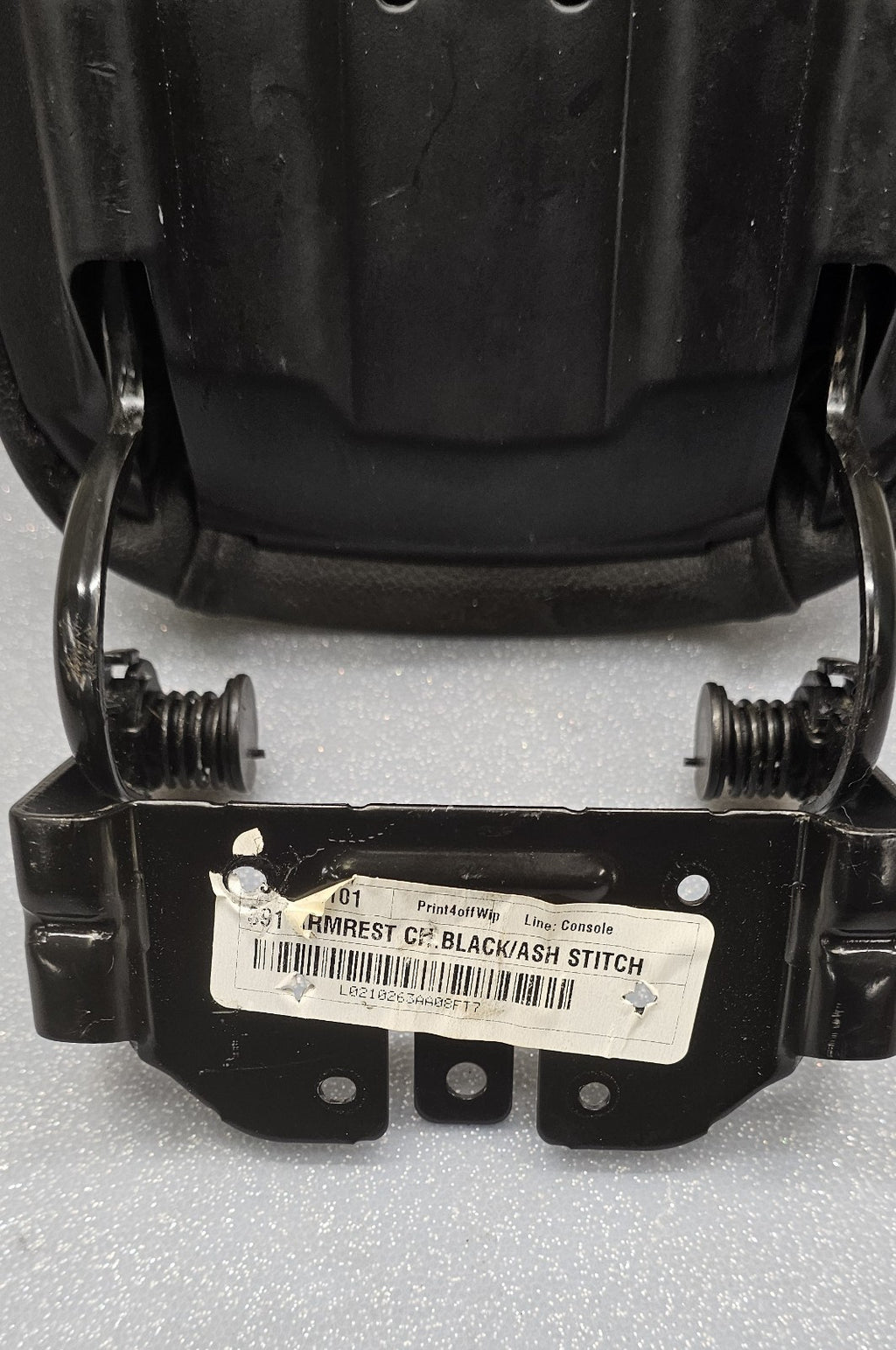 🔥13-16 FORD FUSION CENTER CONSOLE LID ARMREST BLACK LEATHER  OEM