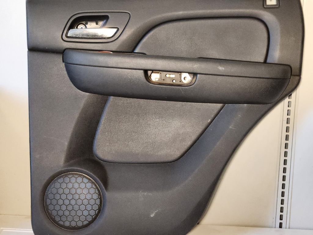 🔥07-14 Escalade SWB Black FRONT RIGHT  Rear Interior Door Trim Panel DARK GRAY