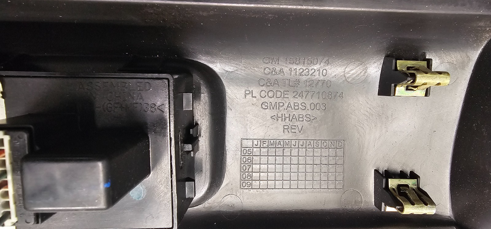 06-11 IMPALA MONTE CARLO  Headlamp Headlight CONTROL SWITCH DIMMER TRUNK RELEASE
