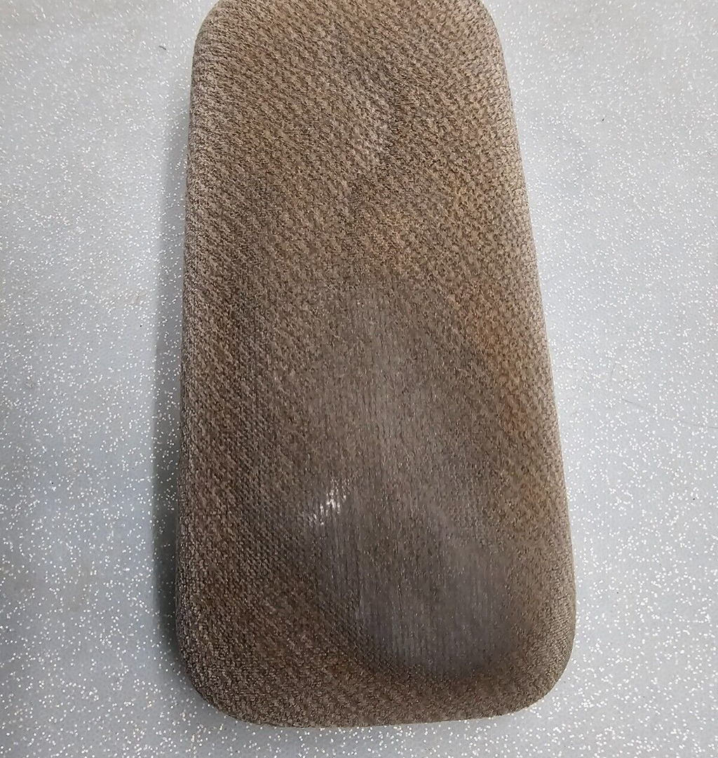 🔥96-00 Honda Civic Arm Rest Center Console Compartment Lid Cover Cloth Tan OEM