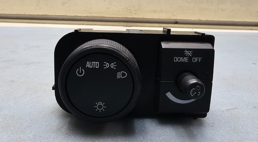 🔥07-14 Silverado Sierra Headlight Head Lamp Transfer Case Control Switch Black